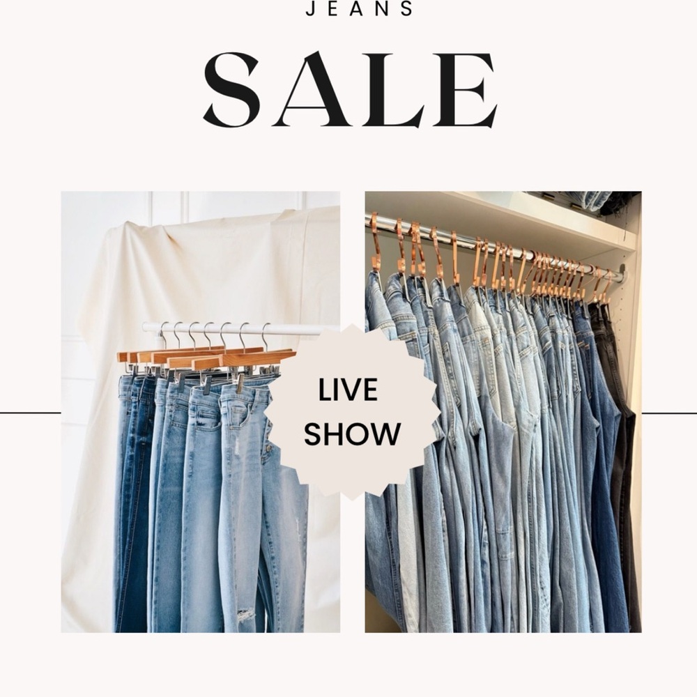 Tomorrow , March 18 , 6pm - Jeans for $20 and shorts for $10